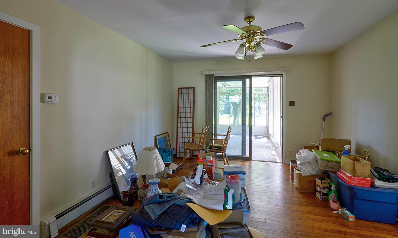 9 Chesterfield Georgetown Road Chesterfield, NJ 08515 - Photo 17 of 47 a view of a workspace with furniture and a window