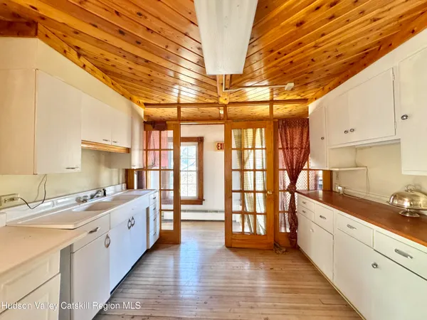 a living room with a couch and a table