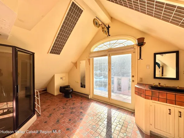 a view of small yard