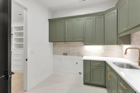 a view of a livingroom with a staircase