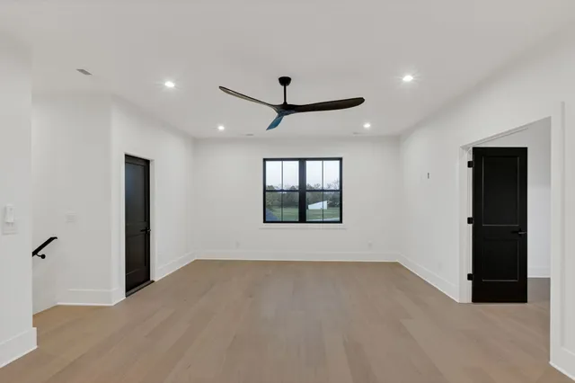 a view of a lake with a mountain in the background