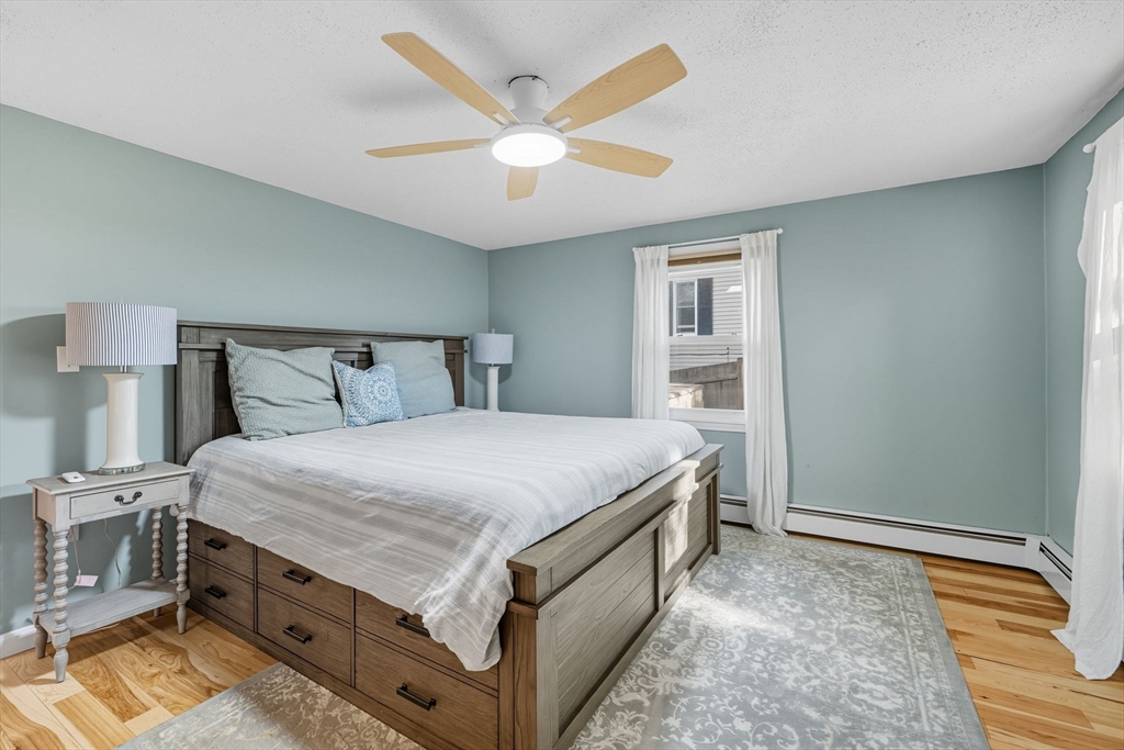 3 Nantucket Avenue Swampscott, MA 01907 - Photo 20 of 41 a bedroom with a bed and a ceiling fan