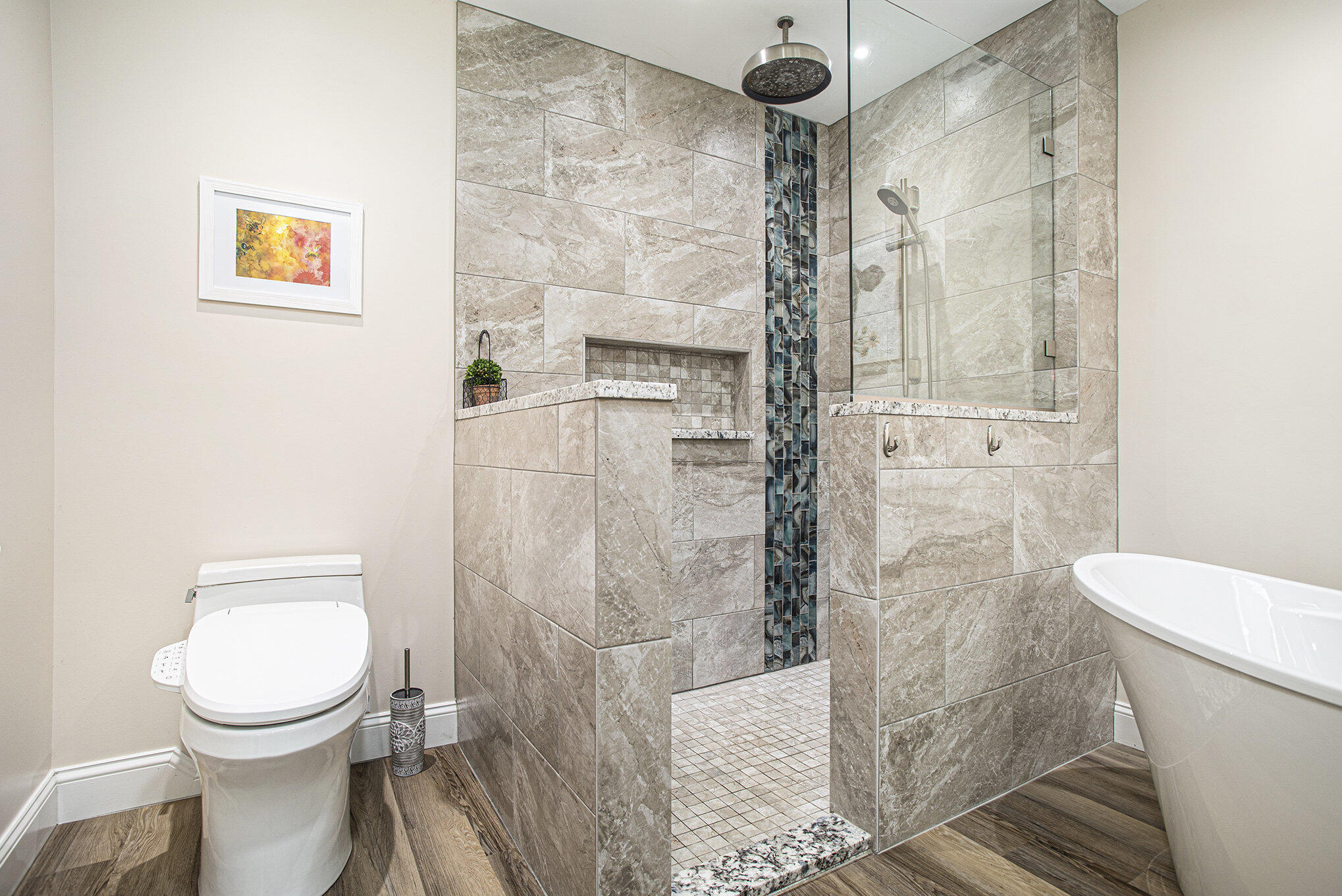 731 Clark Road Ceresco, MI 49033 - Photo 22 of 42 Custom tiled shower