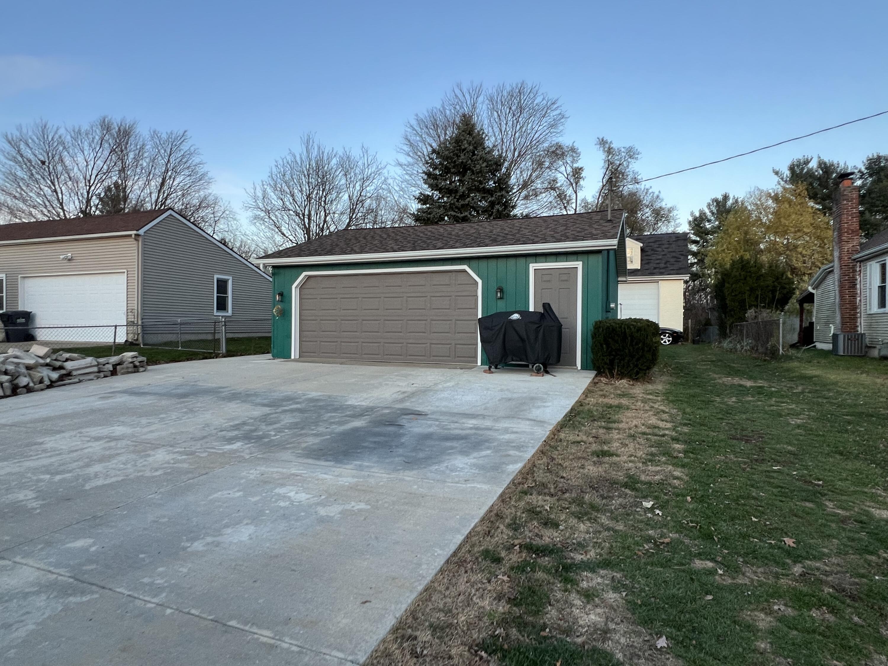 731 Clark Road Ceresco, MI 49033 - Photo 37 of 42 newer concrete & electric to garage