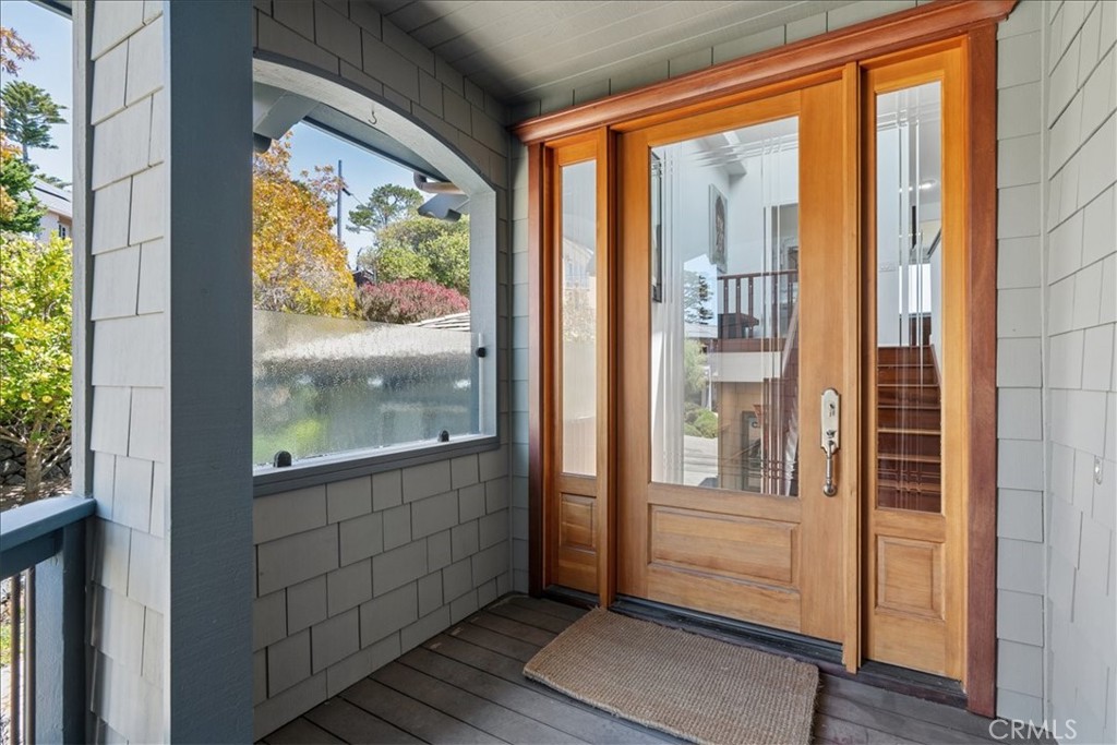 380 Huntington Road Cambria, CA 93428 - Photo 6 of 75 Porch and entry with many details.