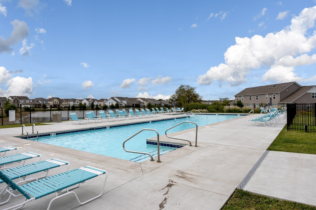 717 Mickelson Way Lebanon, TN 37087 - Photo 25 of 28 a view of a swimming pool and lounge chairs
