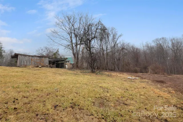 a backyard of a house