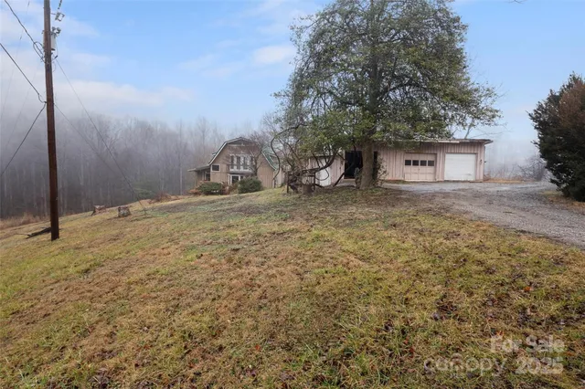 a backyard of a house