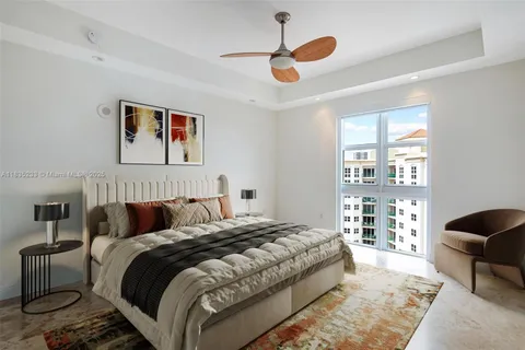 an aerial view of residential house with outdoor space and parking