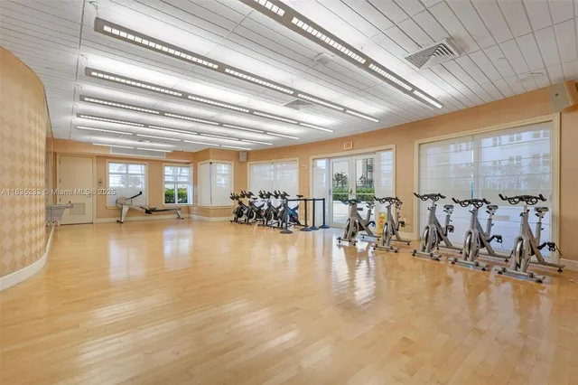 a view of a city with tall buildings