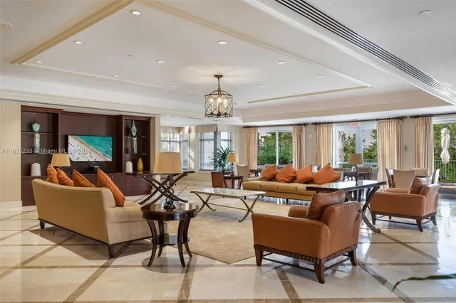 a view of a living room and a window