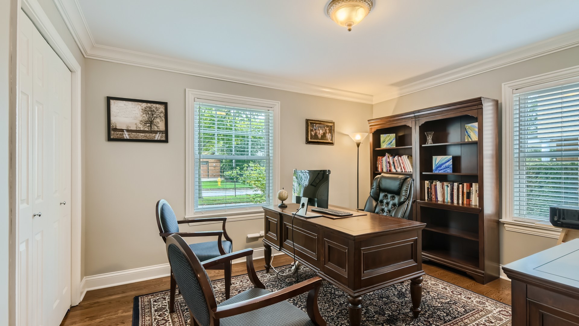 820 Hansen Place Park Ridge, IL 60068 - Photo 16 of 38 a living room with furniture and a fireplace