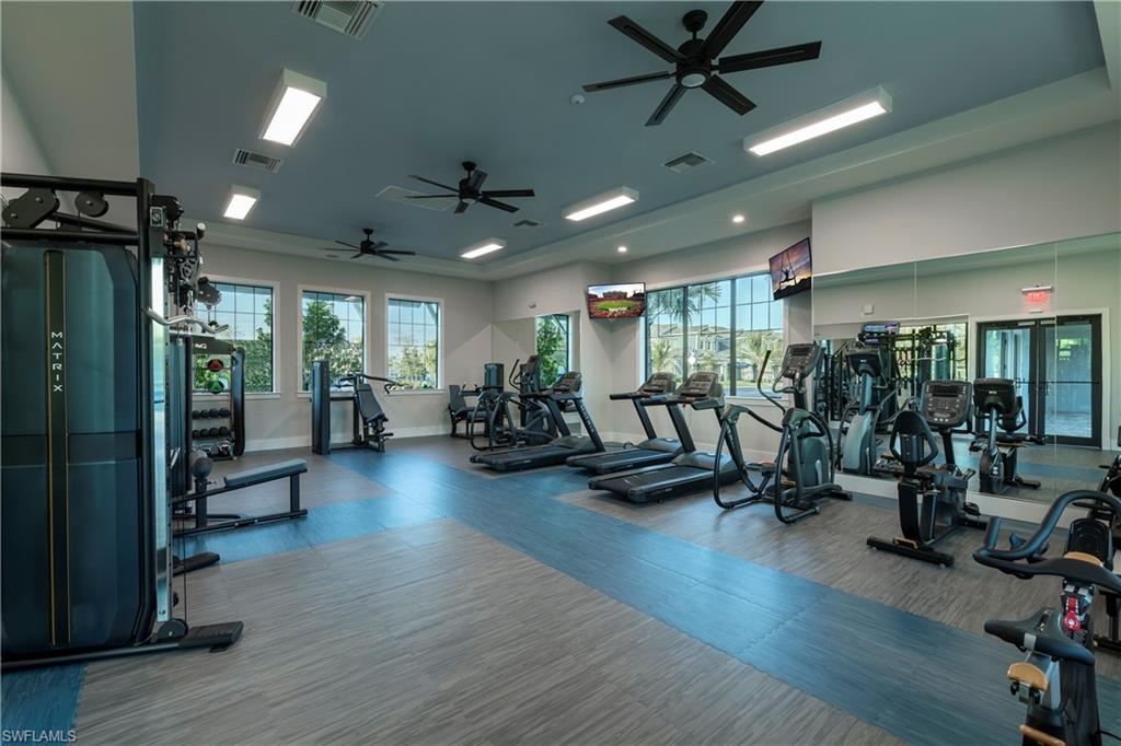 2621 Seychelles Circle, Unit 1806 Naples, FL 34112 - Photo 24 of 25 a view of a room with gym equipment