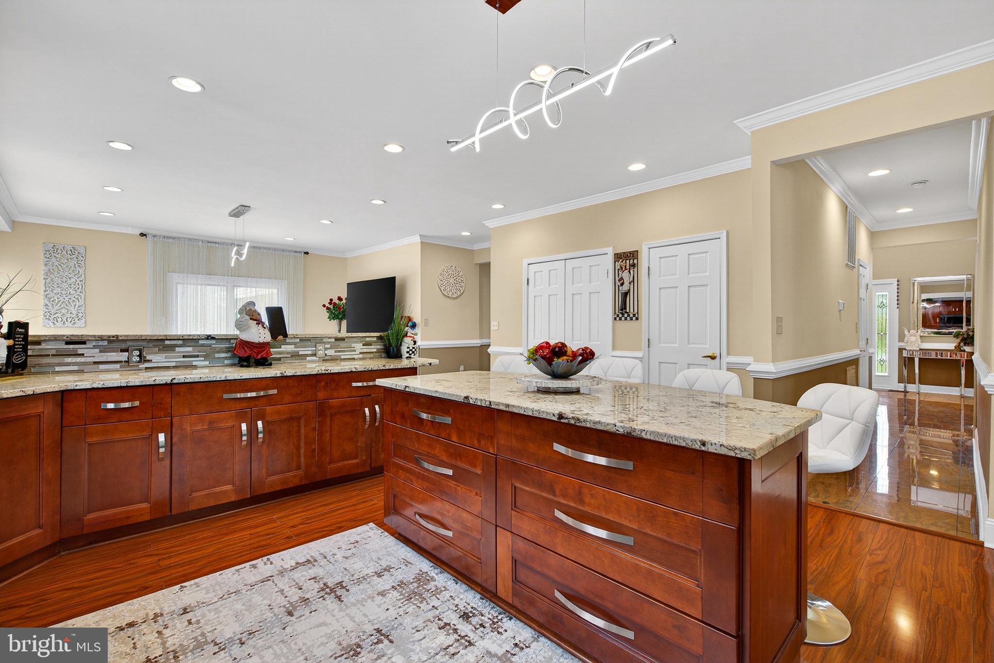 4603 Lathe Road Owings Mills, MD 21117 - Photo 22 of 86 COSTOME MADE KITCHEN WITH KITCHEN ISLAND.
