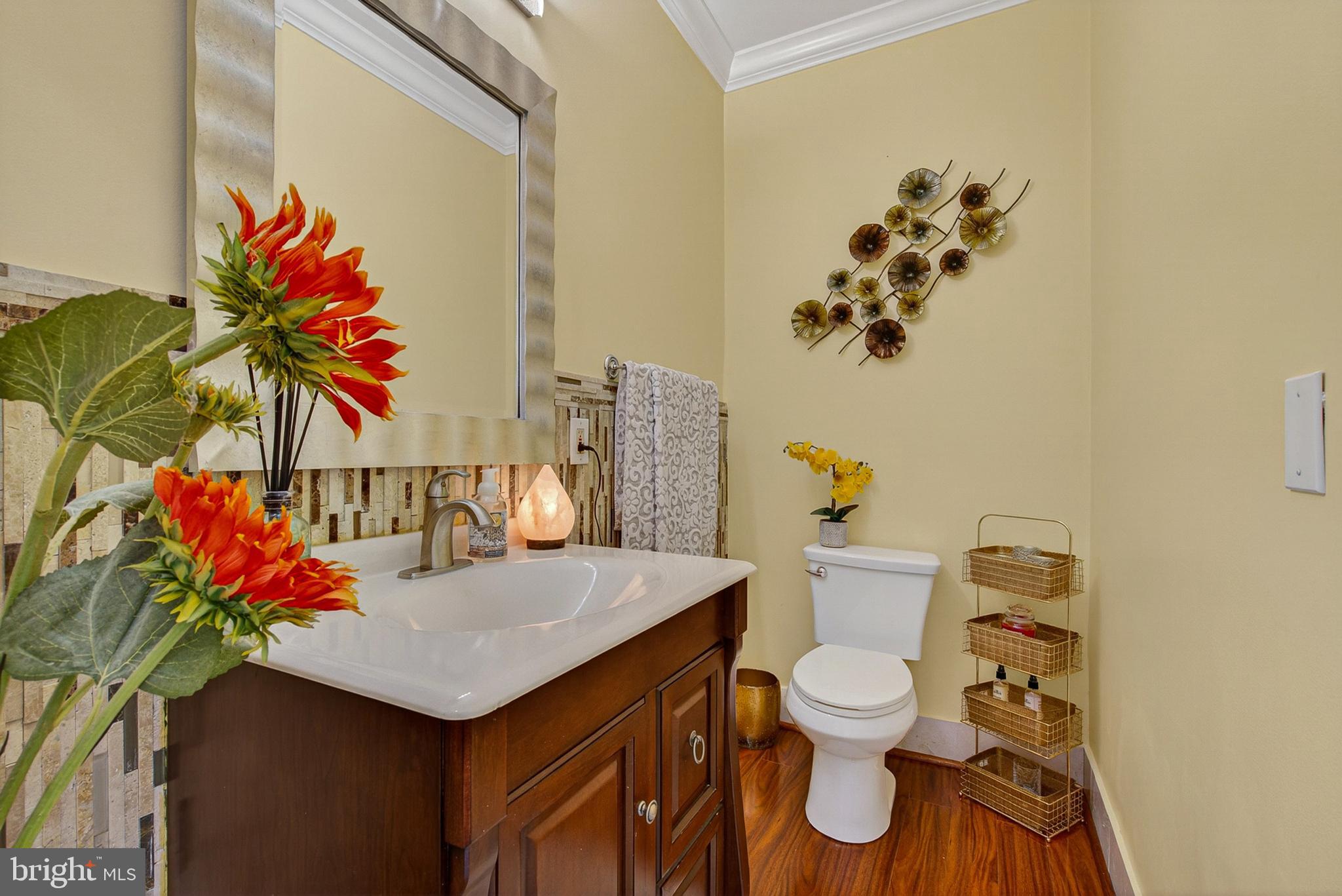 4603 Lathe Road Owings Mills, MD 21117 - Photo 26 of 86 a bathroom with a sink toilet and a mirror