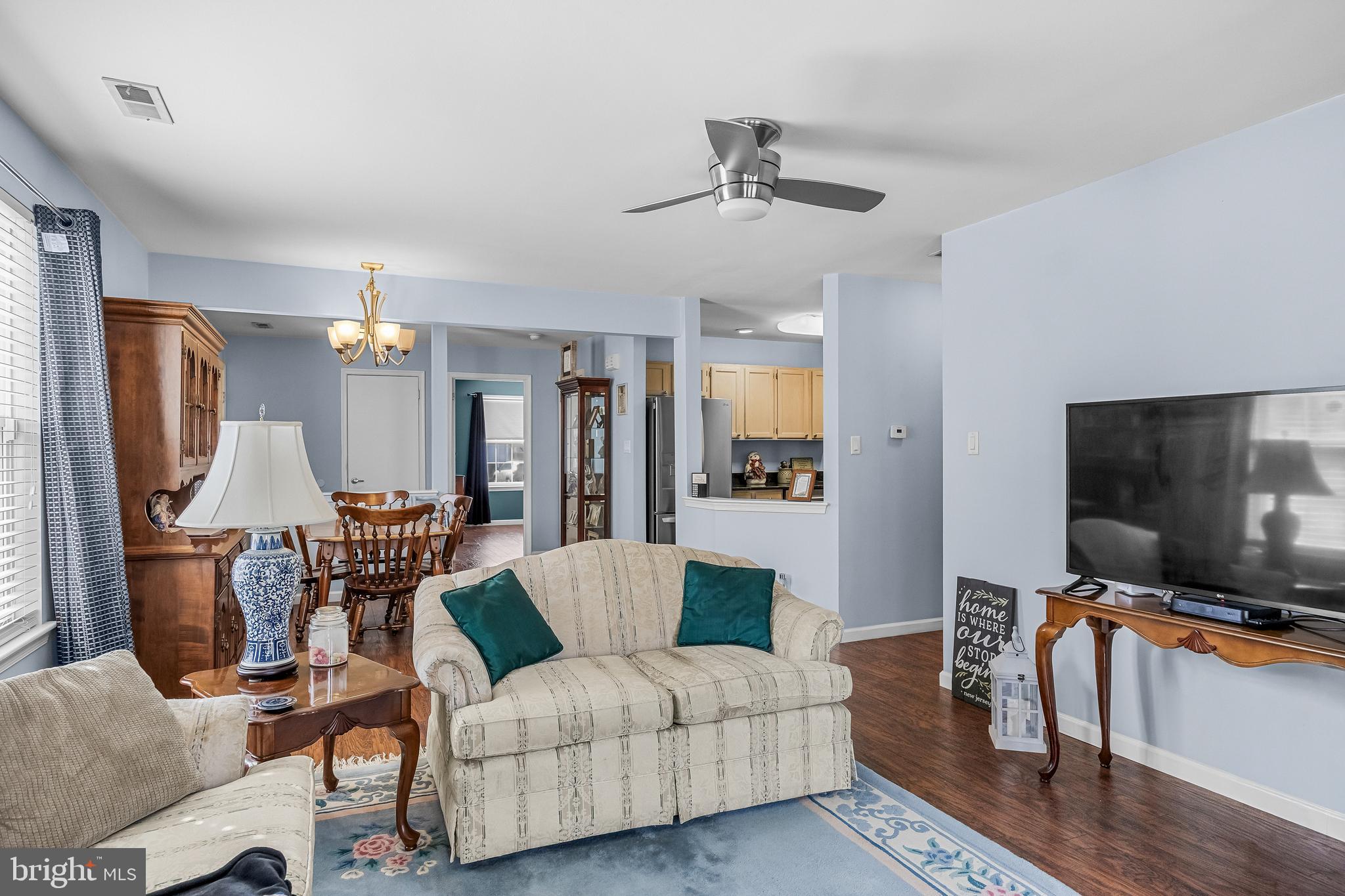 203 Quail Road Marlton, NJ 08053 - Photo 26 of 27 a living room with furniture and a flat screen tv