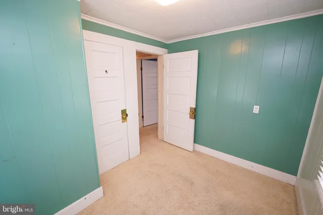 a view of a storage room