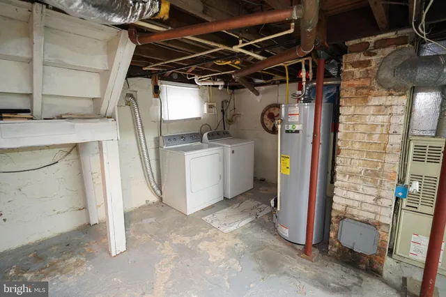 a view of a room with racks