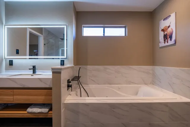 a living room with furniture and window