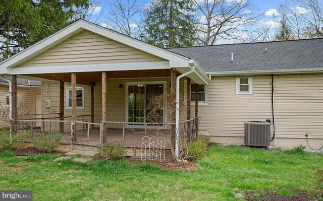 a view of a house with a garden