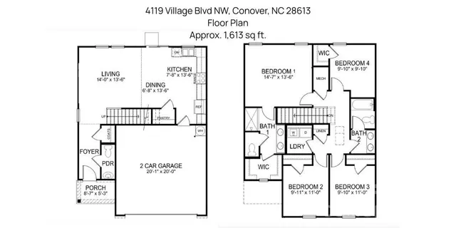$2,197 | 4119 Village Boulevard Northwest, Conover, NC 28613