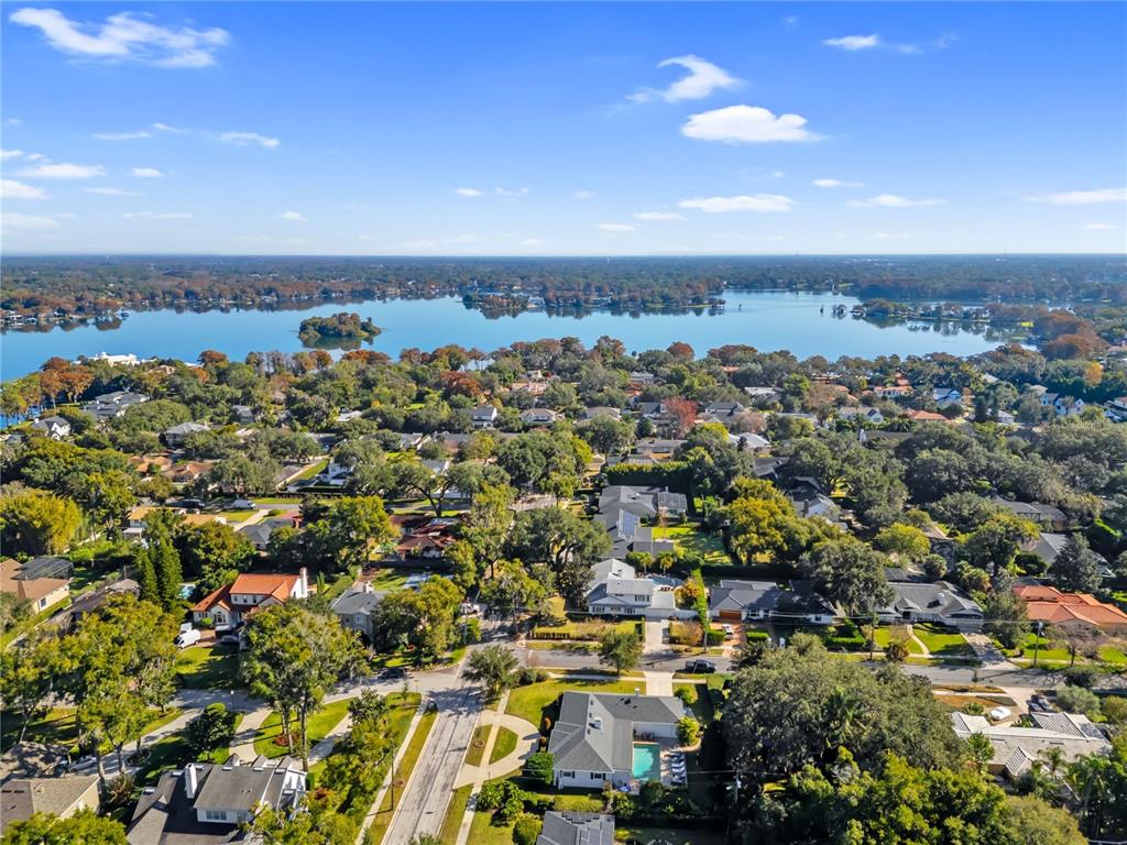 850 Juanita Rael Road Winter Park, FL 32789 - Photo 49 of 50 an aerial view of a city with lots of residential buildings