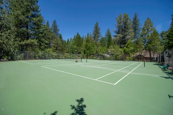 a view of a tennis court