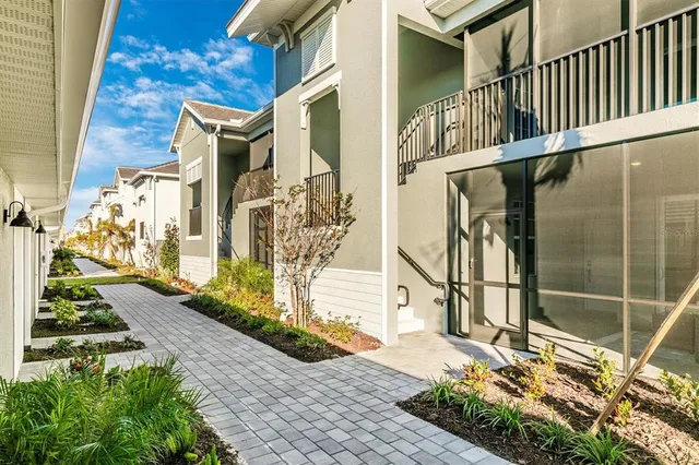 a house with trees in front of it