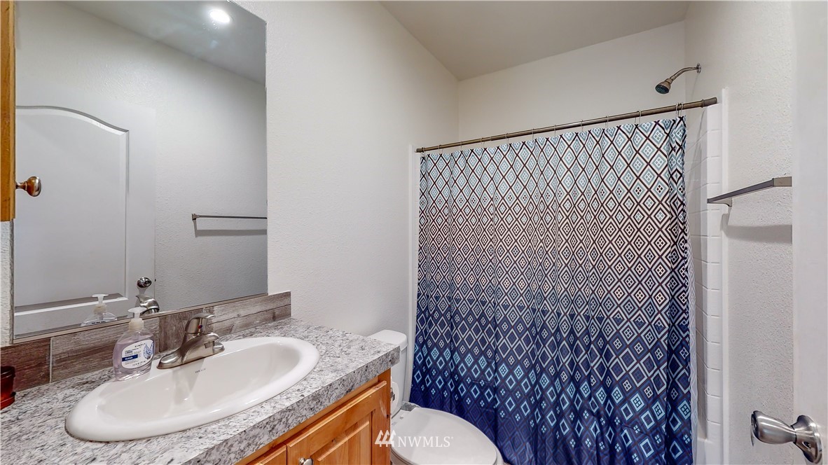 729 Cinebar Road, Unit A Cinebar, WA 98533 - Photo 14 of 30 a bathroom with a sink toilet and shower