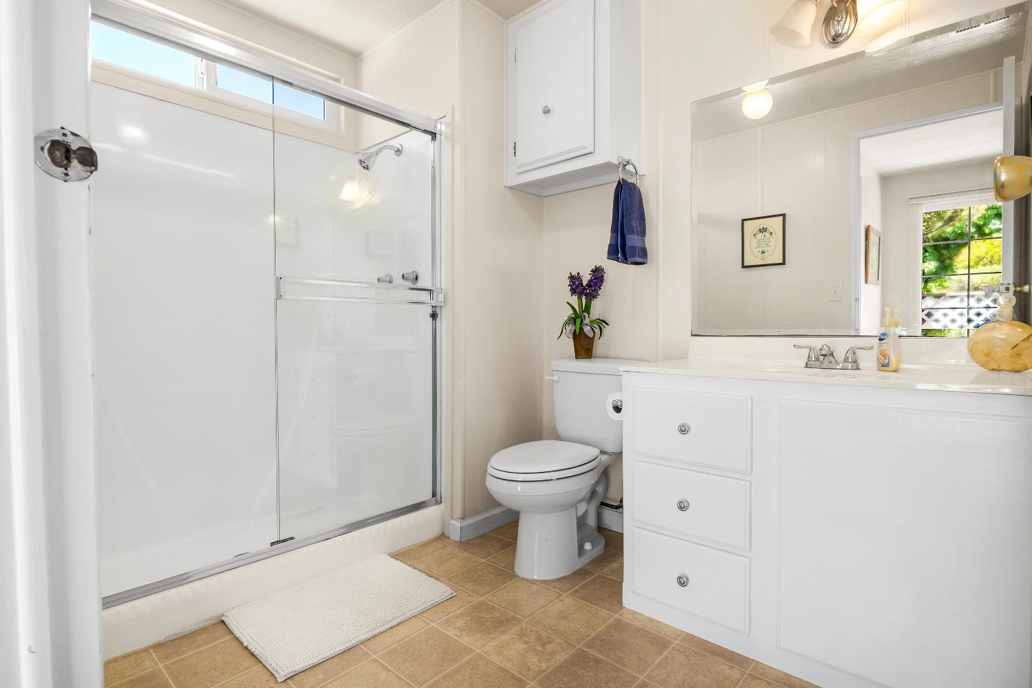 2435 Felt Street, Unit 24 Santa Cruz, CA 95062 - Photo 19 of 38 a bathroom with a sink toilet and shower