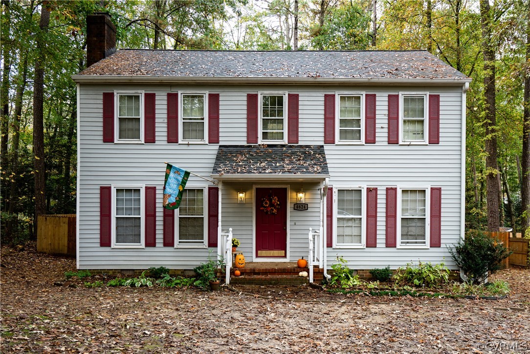 4624 Rabbit Foot Lane Chesterfield, VA 23236 - Photo 1 of 27 a front view of a house with garden