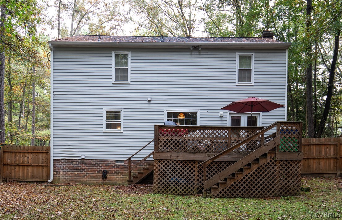 4624 Rabbit Foot Lane Chesterfield, VA 23236 - Photo 27 of 27 a view of a patio with a table and chairs