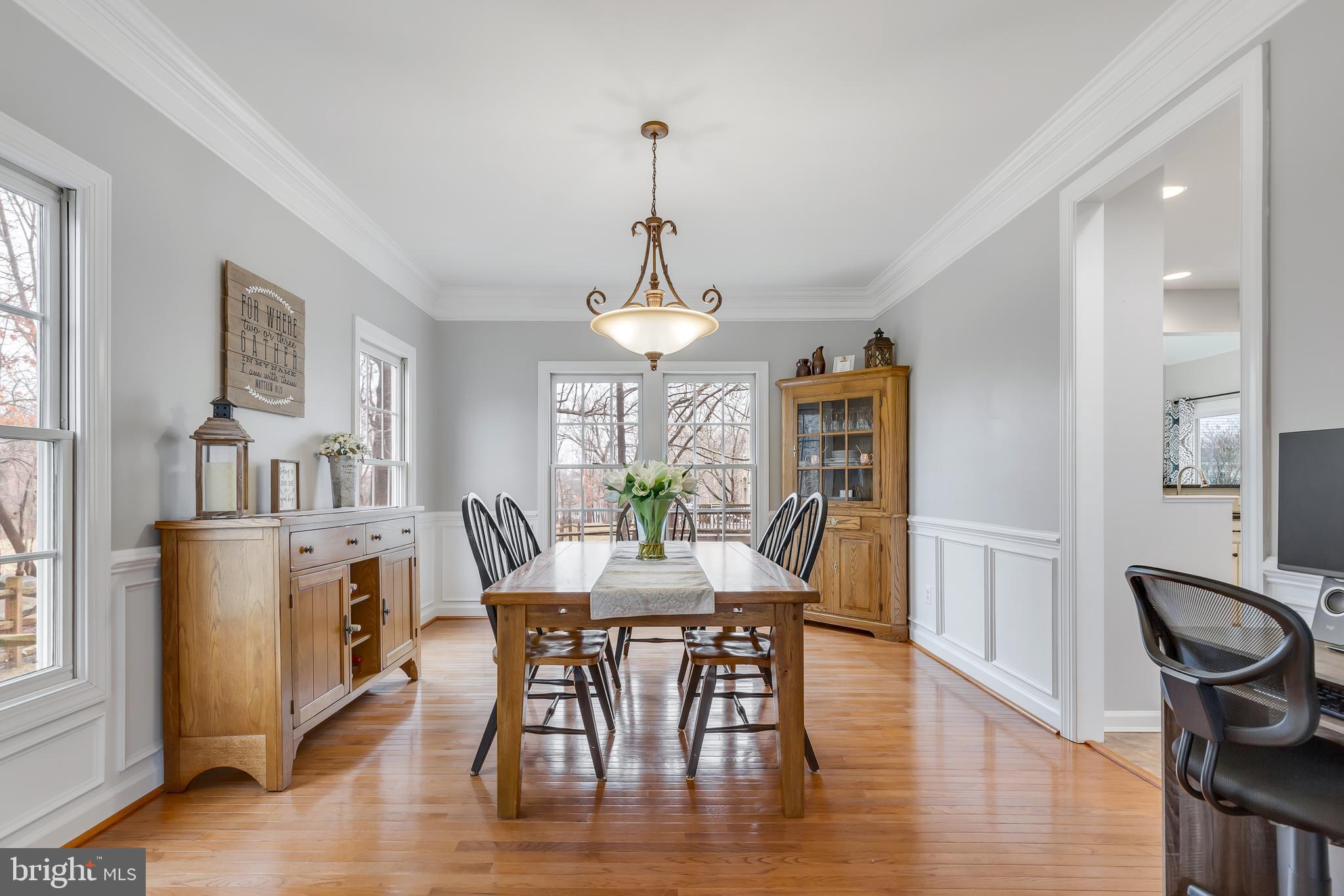 14413 Clubhouse Road Gainesville, VA 20155 - Photo 8 of 59 Formal Dining Room with Two Natural Views