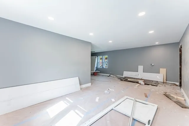 a view of an empty room