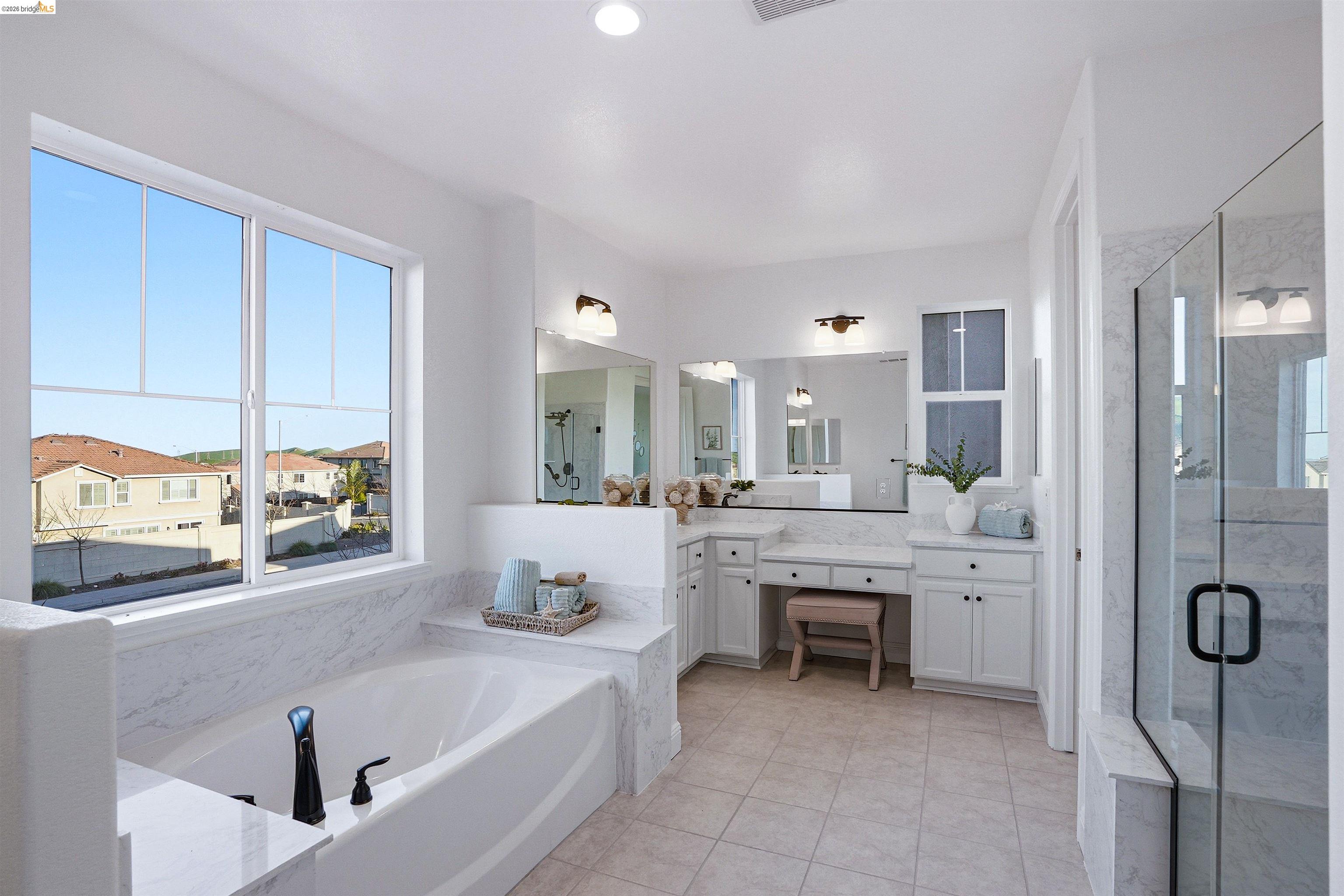 2525 Modena Drive Pittsburg, CA 94565 - Photo 15 of 34 a large bathroom with a large tub and shower