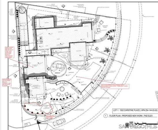 a view of a garden with plants