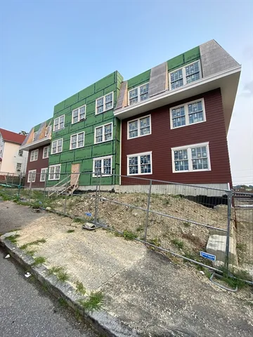 a front view of a building