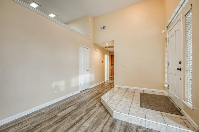 a view of an empty room