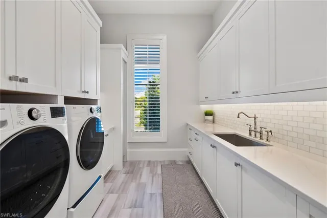 a view of swimming pool is middle and garden