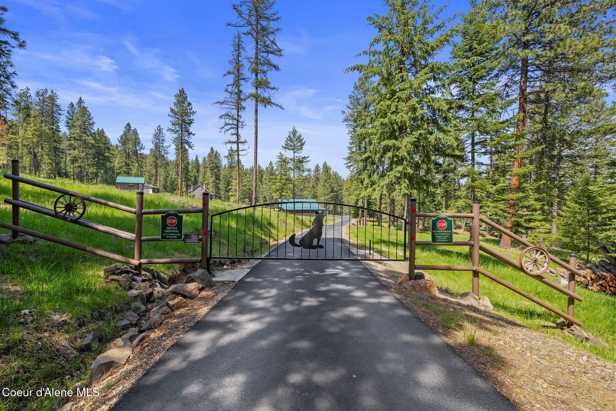 4125 South Wolf Lodge Terrace Road Coeur D'Alene, ID 83814 - Photo 3 of 55 Asphalt Drive & Gated Entry