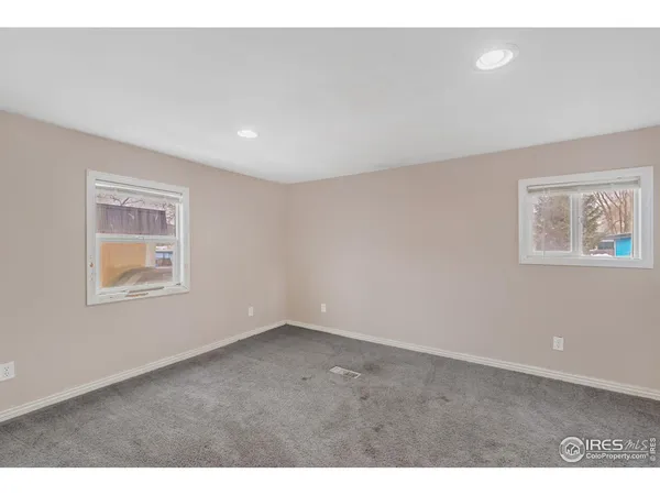 a view of an empty room