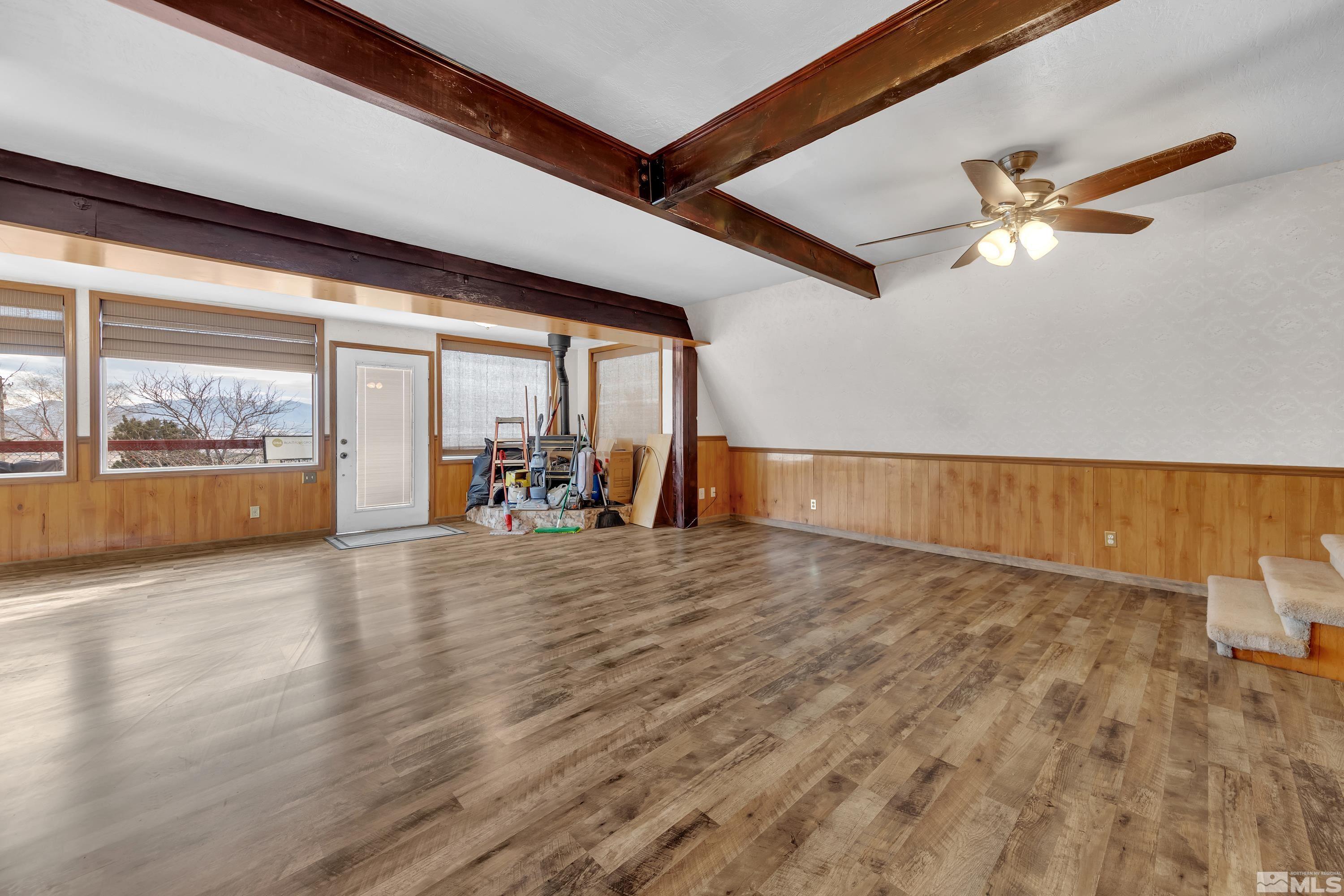333 Territory Road Dayton, NV 89403 - Photo 2 of 38 wooden floor in an empty room with a window
