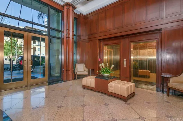 a outdoor space view with a sitting space