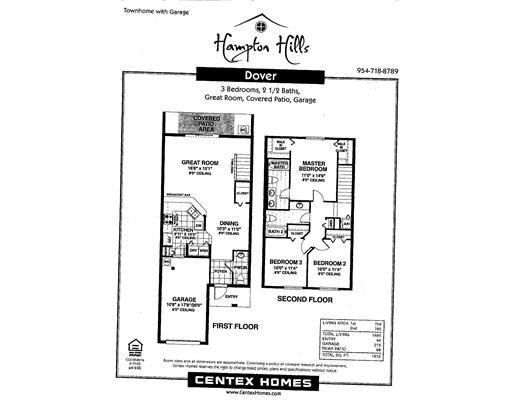 5922 Abbey Road, Unit 5922 Tamarac, FL 33321 - Photo 15 of 15 1st Floor Plan
