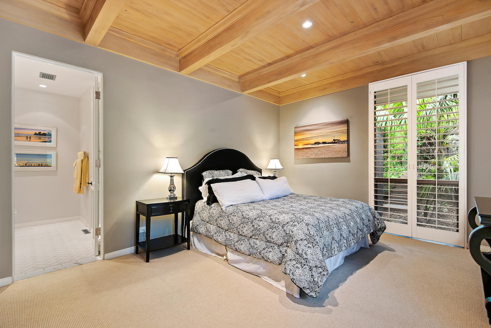 1171 Glenview Road Santa Barbara, CA 93108 - Photo 12 of 19 a bedroom with a bed and a large window