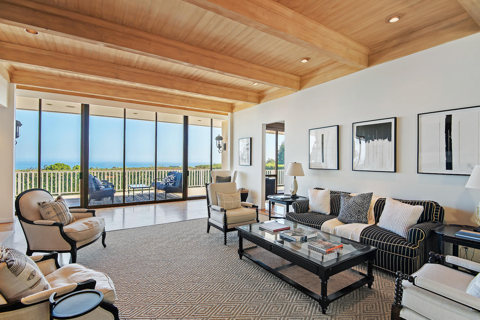 1171 Glenview Road Santa Barbara, CA 93108 - Photo 3 of 19 a living room with furniture and a large window