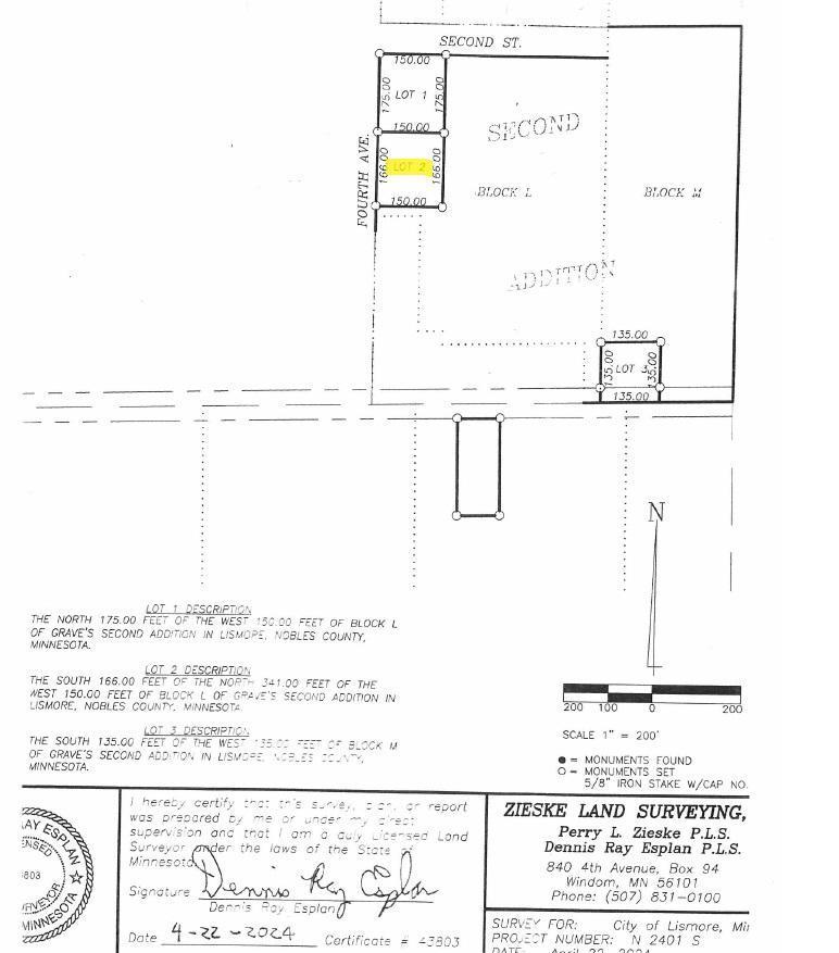 Tbd East 4th Street Lismore, MN 56155 - Photo 1 of 2