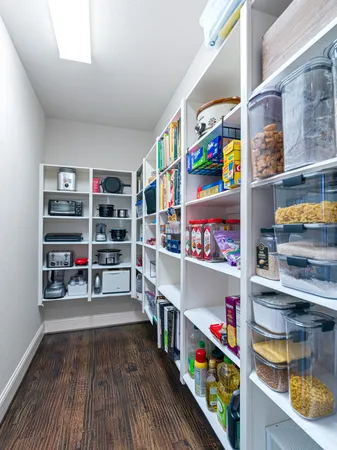a view of storage and utility room