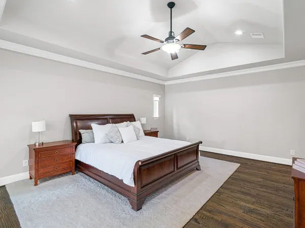 a living room with furniture and a garden