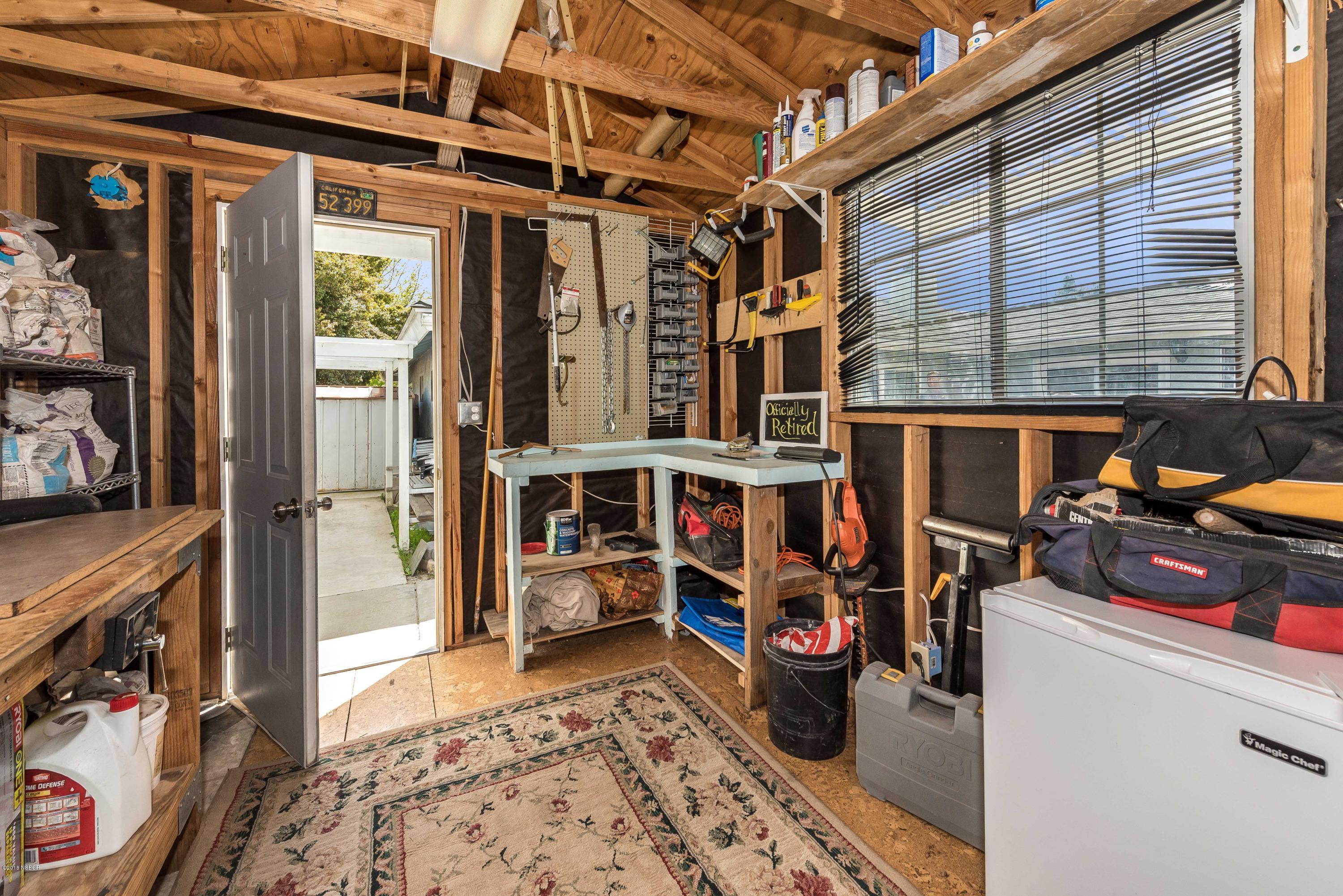 205 Bell Avenue Lompoc, CA 93436 - Photo 20 of 20 Workshop Backyard